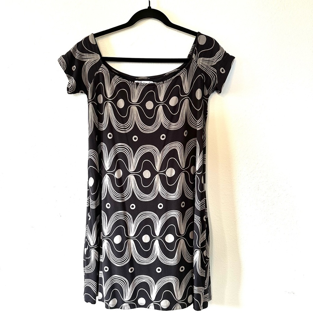 Fighting Eel Off the Shoulder Dress